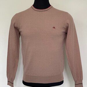 New Etro Crew neck Virgin Wool Sweater Pullover